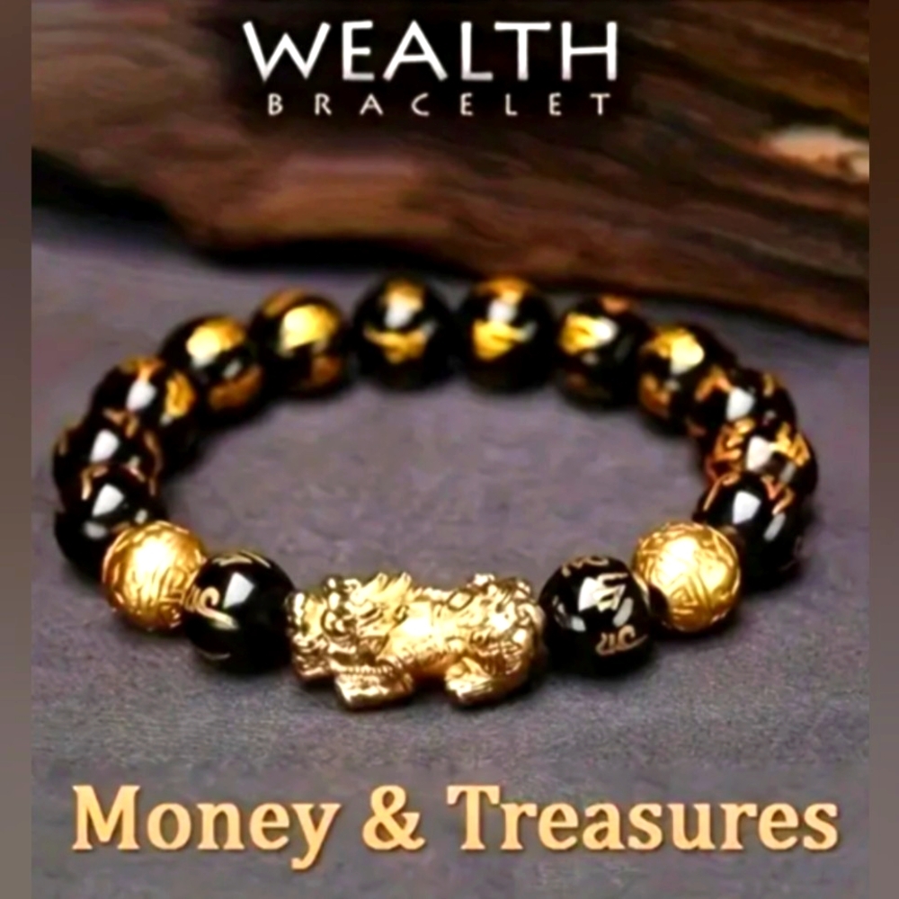 Pi xiu Goodluck Wealth Beaded Bracelet Unisex NWT